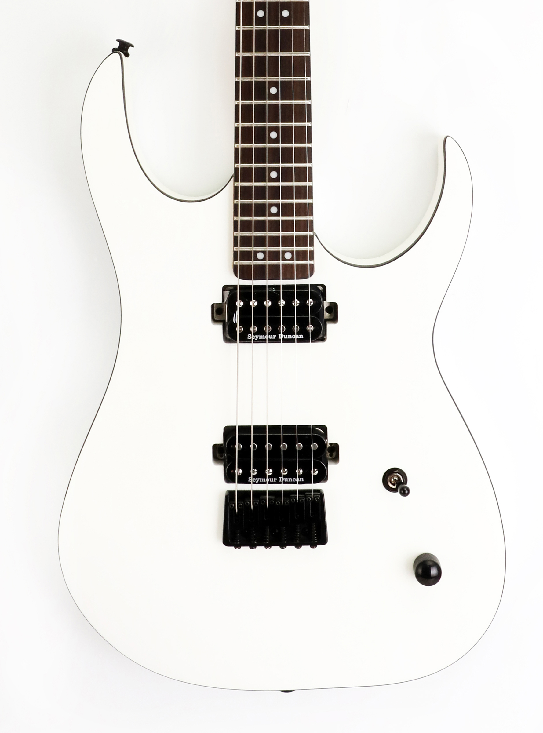 6-String Cobra KS6--Satin White/Black Binding — Strictly 7 Guitars